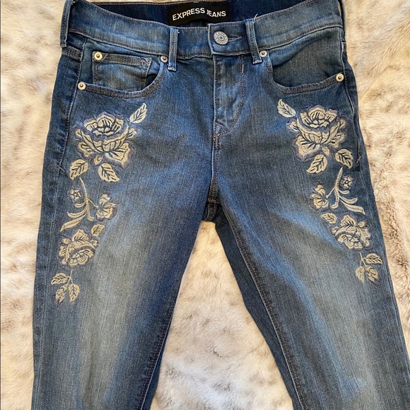 Mid rise Jeans (leggings)   Medium wash - Picture 1 of 2